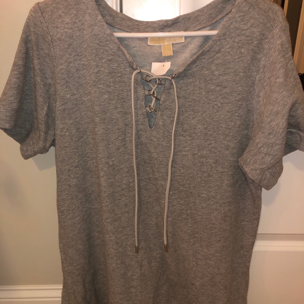 NWT Michael Kors Women’s Lace-Up Top.